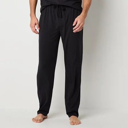 Photo 1 of Stafford Super Soft Men's Pajama Pants, Medium, Black

