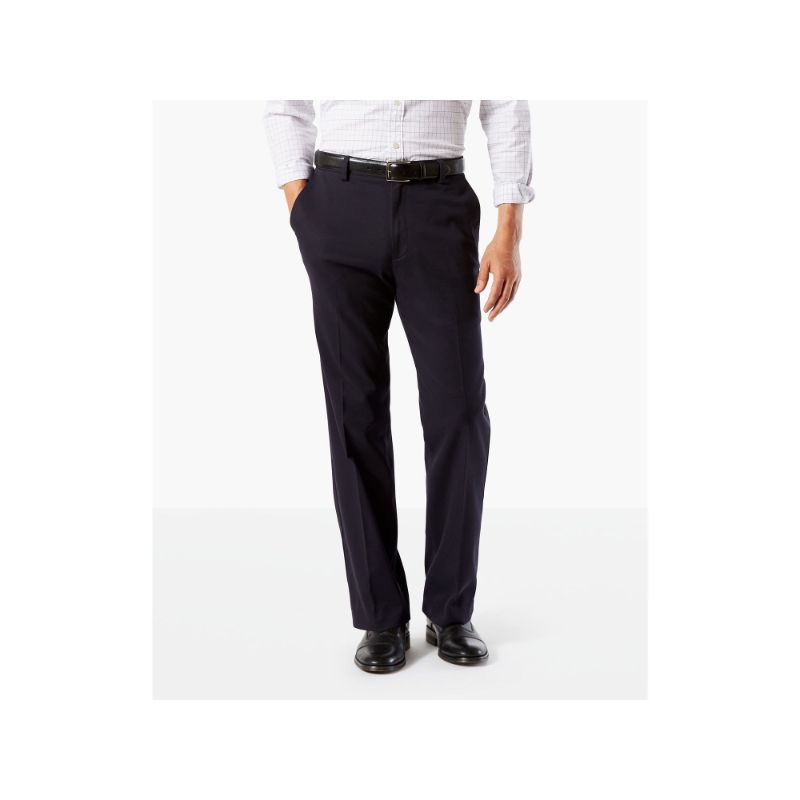 Photo 1 of Dockers Men's Easy Classic Fit Khaki Stretch Pants - Dockers Navy - 42 x 30
