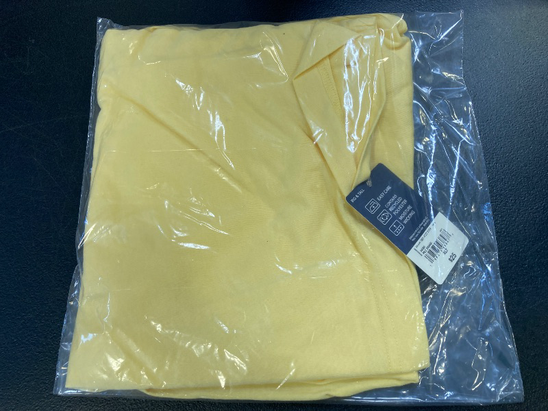 Photo 1 of St. John's Bay Super Soft Big and Tall Men's V Neck Short Sleeve T-Shirt, X-large Tall, Yellow
