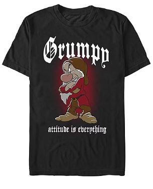 Photo 1 of Men's Short Sleeve Grumpy Graphic T-Shirt - L
