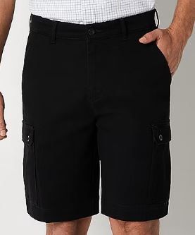 Photo 1 of St. John's Bay Extender Men's 10" Mid Rise Big and Tall Stretch Fabric Chino Short - 50 Big
