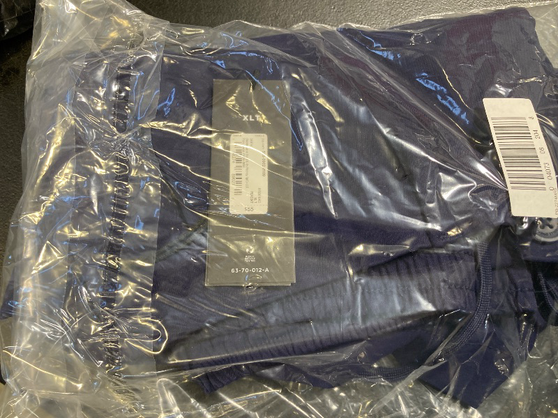 Photo 1 of Shaquille O'Neal XLG Men's 10 1/2" Big and Tall Moisture Wicking Drawstring Waist Chino Short, X-large Tall, Blue

