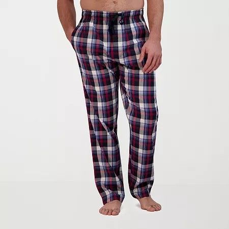 Photo 1 of Hanes Comfort Stretch Men's Pajama Pants, X-large, Red
