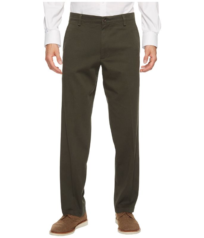 Photo 1 of Dockers Men's Easy Straight Fit Khaki Stretch Pants - Olive Grove - 32 X 30 
