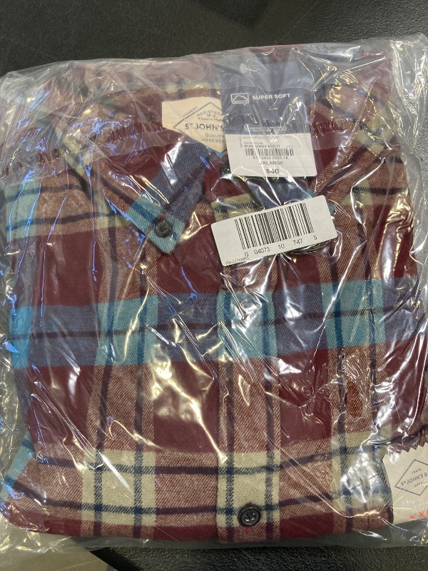Photo 1 of St. John's Bay Men's Long Sleeve Classic Fit Flannel Shirt - XXL
