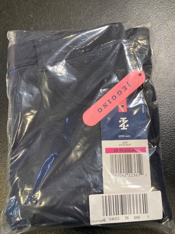Photo 1 of IZOD Jegging Little & Big Kid Girls Slim Slim Fit Slim Pant, 6x, Blue
