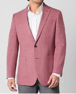 Photo 1 of Stafford Textured Knit Men's Classic Fit Sport Coat - 52 REG

