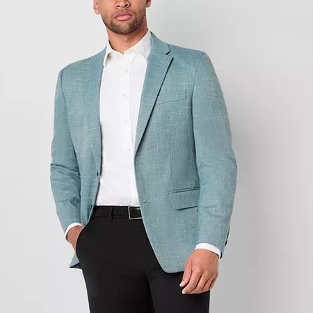 Photo 1 of Collection by Michael Strahan Men's Stretch Fabric Modern Fit Sport Coat, 52 Regular, Green
