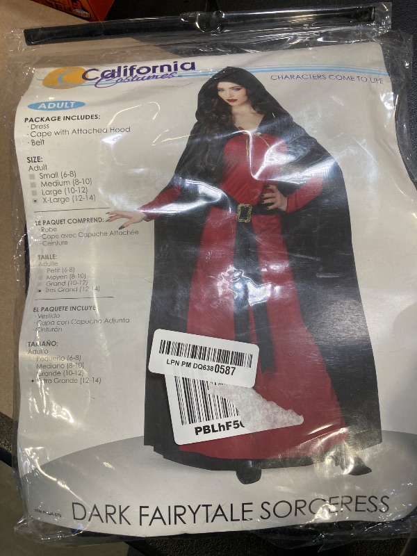 Photo 1 of Women's Sorceress Costume - XL 
