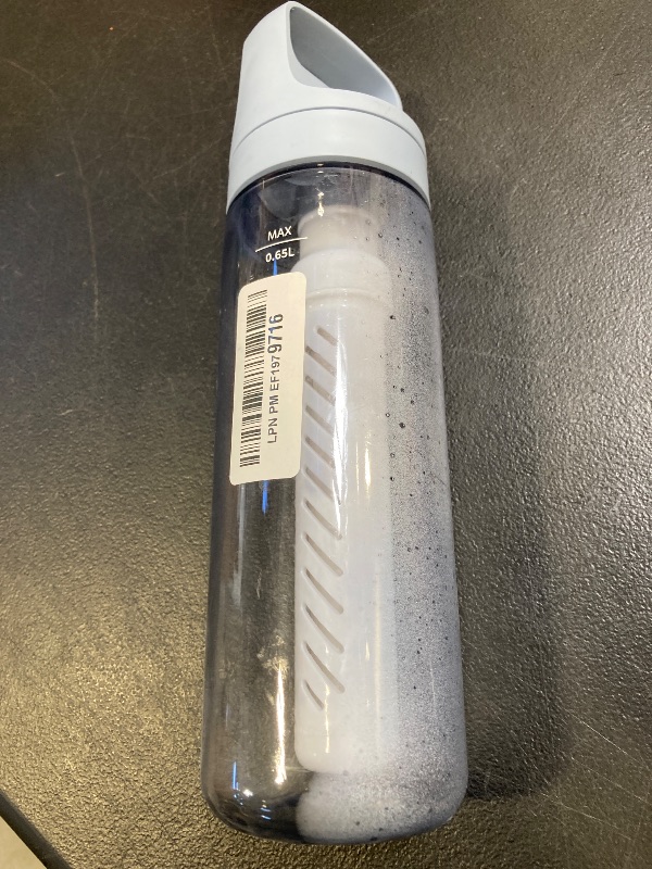 Photo 1 of LifeStraw Go Series – BPA-Free Water Filter Bottle for Travel and Everyday use removes Bacteria, parasites and microplastics, Improves Taste, 22oz Icelandic Blue