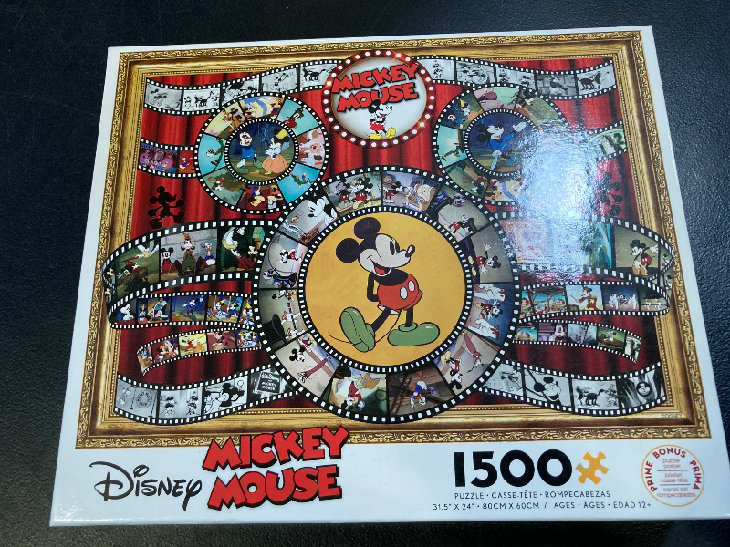 Photo 1 of Ceaco - Disney - Mickey and Minnie Mouse Movie Reel - 1500 Piece Jigsaw Puzzle