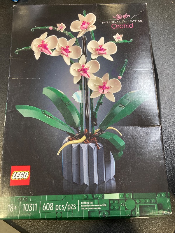 Photo 1 of LEGO Botanicals Orchid - Artificial, Fake Indoor Flowers Building Set for Home, Kitchen, Desk Decoration, Adults Ages 18+ - Gift for Graduation - 10311
