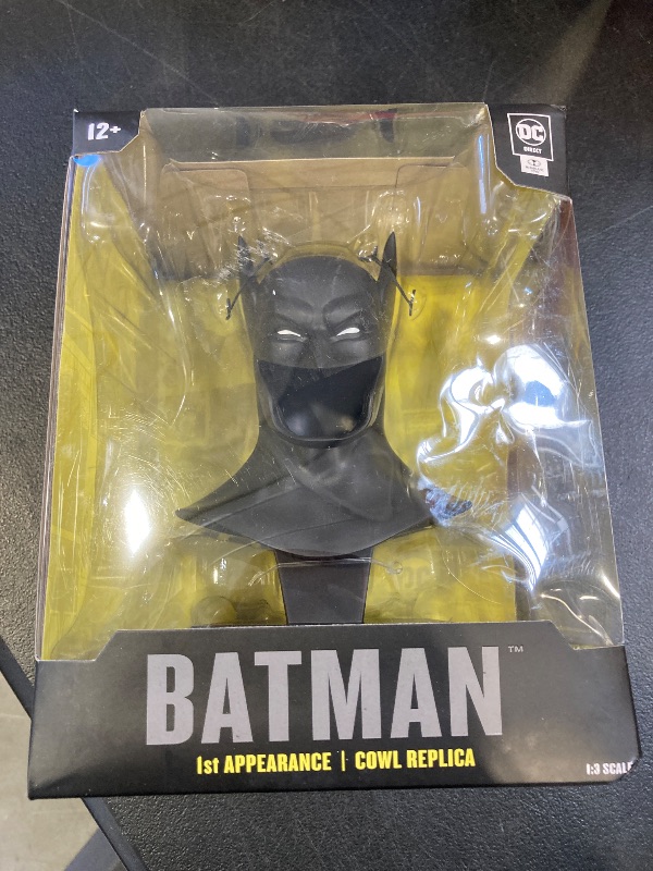 Photo 1 of McFarlane Toys - DC Direct Batman Detective Comics #27 (1st Appearance) Cowl Replica 1:3 Scale