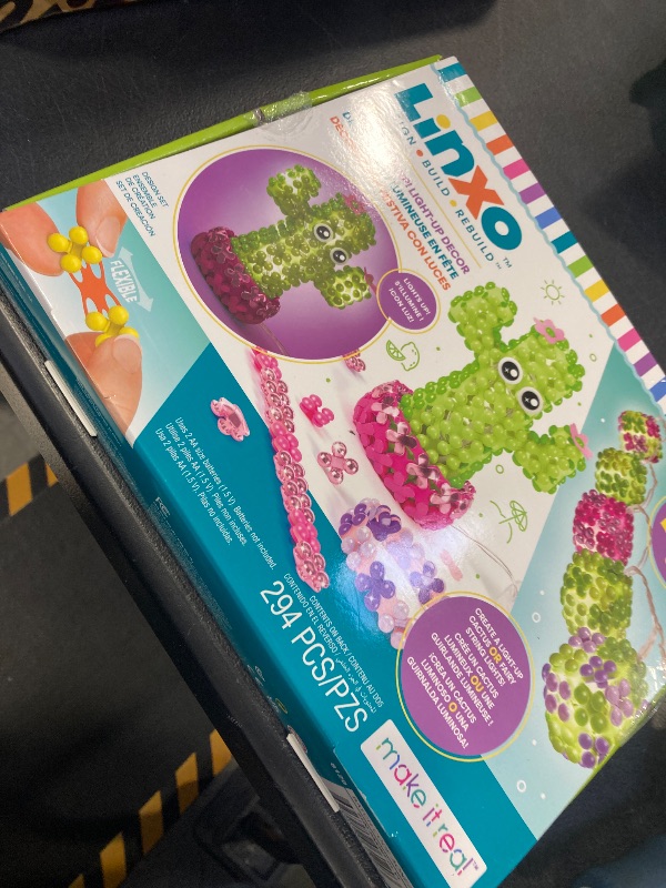 Photo 1 of Make It Real: LinXo: Lookin' Sharp! Light-Up Decor - 2-in-1 Create A Light-Up Cactus OR Fairy String Lights - 294pc DIY Craft Kit, Girls & Kids Age 6+