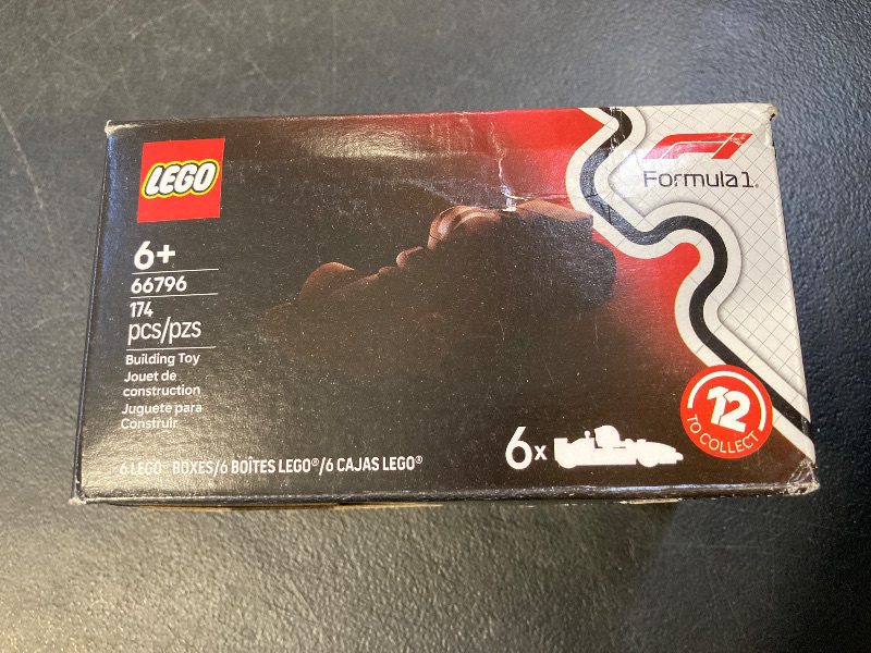Photo 1 of LEGO F1 Collectible Race Cars, 6 Pack - Building Set for Boys & Girls, Ages 6+ - Birthday Party Favor or Gift - Mystery Box W/Surprise F1 Car Toys - Travel Toys for Kids - 66796