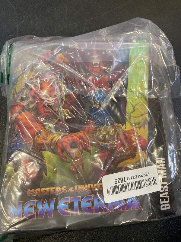 Photo 1 of Masters of the Universe Masterverse 7-Inch Action Figure, New Eternia Beast Man, Motu Toy Villain, Skeletor Henchman, 30 Articulations