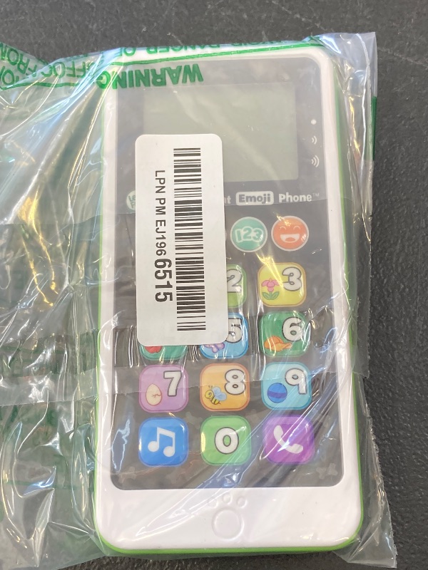 Photo 1 of LeapFrog Chat and Count Emoji Phone, Green