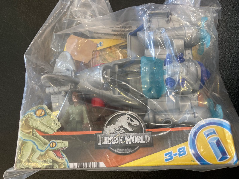 Photo 1 of Fisher-Price Imaginext Jurassic World Dominion Kayla Watts Figure & Toy Plane, Air Tracker with Projectiles for Preschool Kids Ages 3+ Years