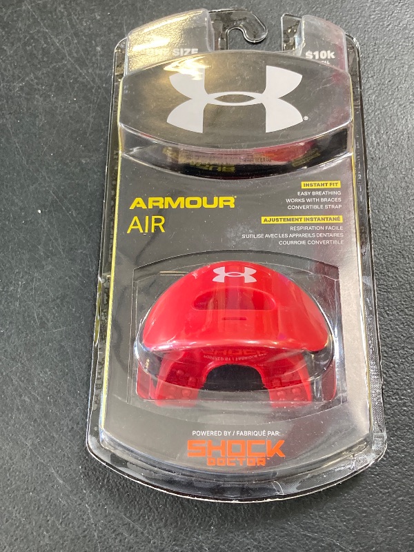 Photo 1 of Under Armour Lip Gaurd for Football, Football Mouth Guard With Strap, Football Mouthpiece, Full Mouth Protection, Football Mouth Guard for Braces, Lip Guard Mouth Piece, Adult and Youth Mouth Guards