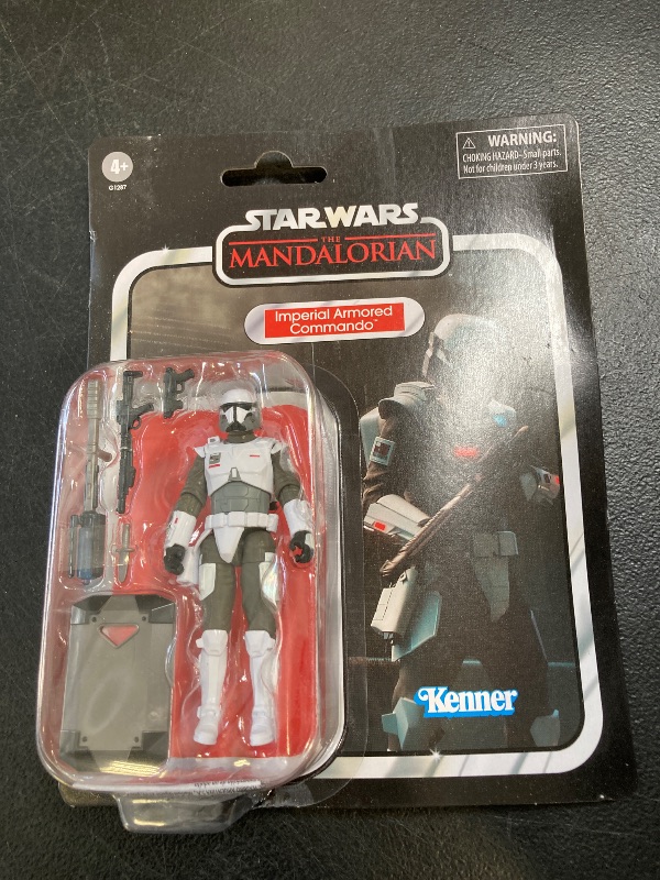 Photo 1 of STAR WARS The Vintage Collection Imperial Armored Commando, Deluxe The Mandalorian 3.75 Inch Collectible Action Figure