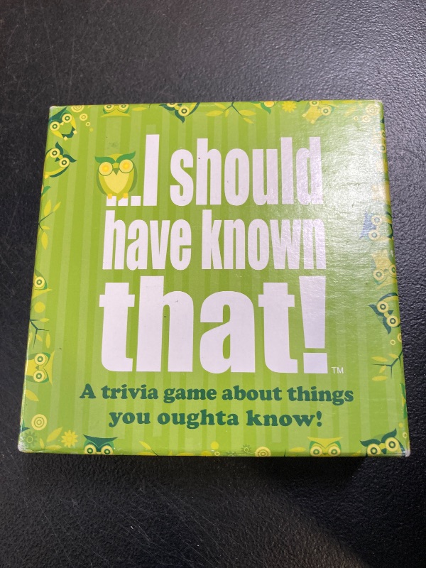 Photo 1 of I should have known that! - A Trivia Game About Things You Oughta Know