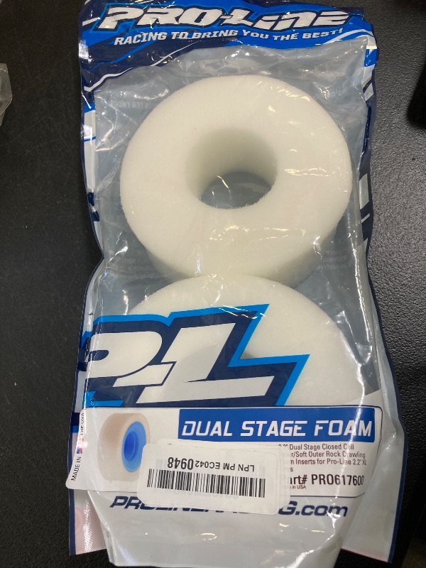 Photo 1 of Pro-Line Racing 2.2 Dual Stage Closed Cell Crawl Foam Insert 2 PRO617600 RC Tire