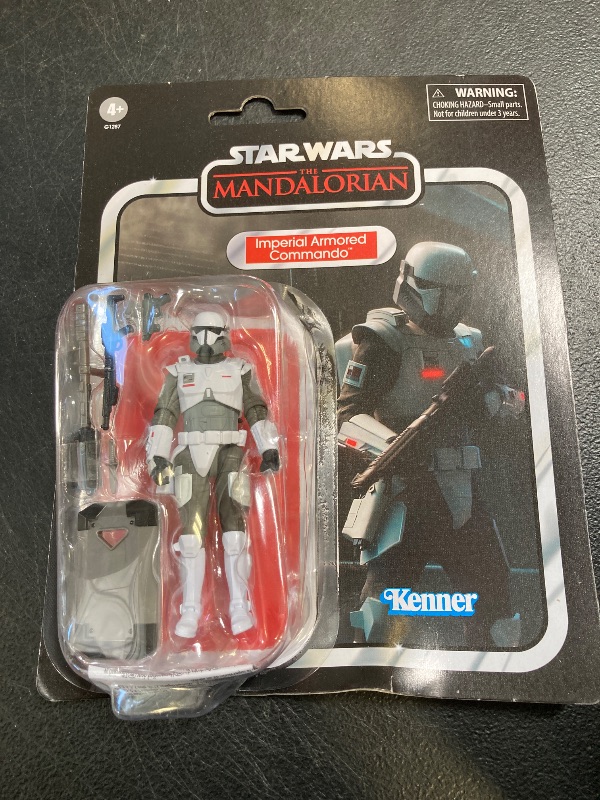 Photo 1 of STAR WARS The Vintage Collection Imperial Armored Commando, Deluxe The Mandalorian 3.75 Inch Collectible Action Figure