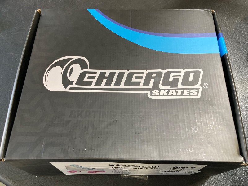 Photo 1 of Chicago Girls Fashion Quad Skates – Glitter High-Top, Flashing Lights, 54mm Urethane Wheels, Adjustable Trucks, Indoor & Outdoor Use