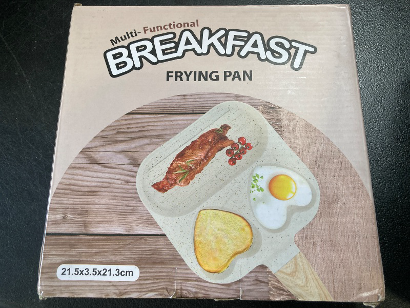 Photo 1 of Multi-function Nonstick Pan for Breakfast Cavity Heart-shaped Frying Pan for Eggs and Pancakes Kitchen Tool for Daily Use
