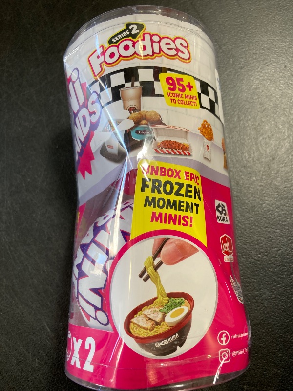 Photo 1 of Mini Brands Foodie Series 2 (2 Pack) by ZURU Real Miniature Fast Food Brands Collectible Toy, 5 Mystery Brands for Girls, Teens, Adults, Collectors Perfect Stocking Stuffer and Gift