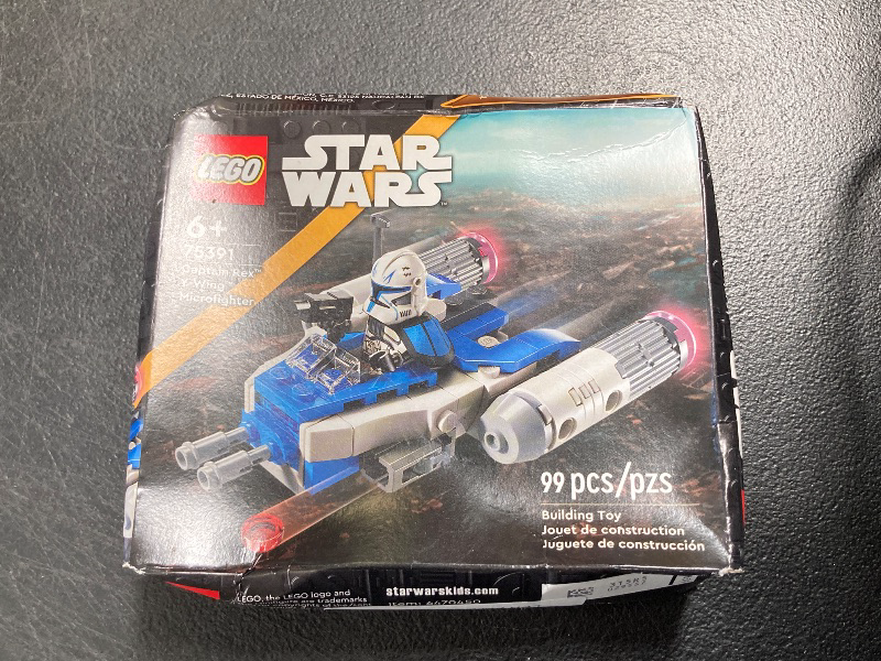 Photo 1 of LEGO Star Wars: The Clone Wars Captain Rex Y-Wing Microfighter Building Set, Collectible Star Wars Y-Wing Toy for Kids with Captain Rex Minifigure, Star Wars Gift for Boys & Girls Ages 6 and Up, 75391