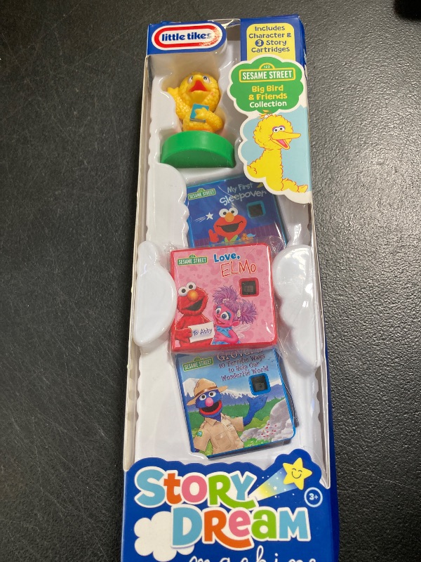 Photo 1 of Little Tikes Story Dream Machine Big Bird & Friends Story Collection, Storytime, Books, Sesame Street, Audio Play Character, Gift and Toy for Toddlers and Kids Girls Boys Ages 3+