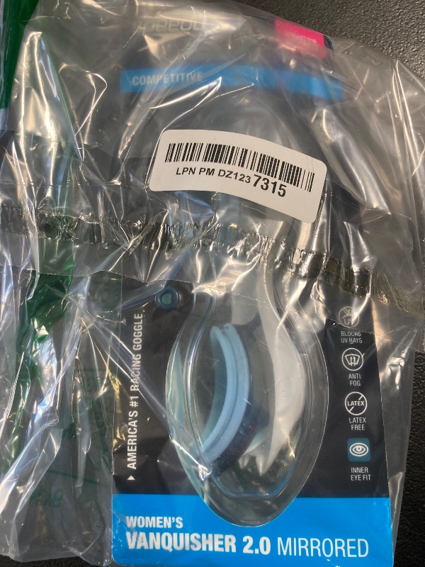 Photo 1 of Speedo Women's Swim Goggles Mirrored Vanquisher 2.0