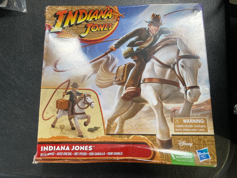 Photo 1 of Indiana Jones Worlds of Adventure with Horse Action Figure Set, 2.5-inch, Action Figures for Kids Ages 4 and Up