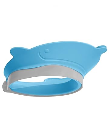 Photo 1 of Skip Hop Baby Shower Cap Shield, Moby Bath Visor for Baby and Kids 9m +, Blue