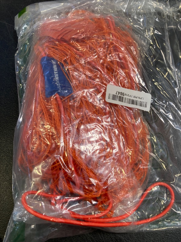 Photo 1 of Park & Sun Sports Bungee-Slip-Net Replacement Nylon Goal Net: Soccer/Multi-Sport Goal, Orange, 6' W x 4' H x 3' D