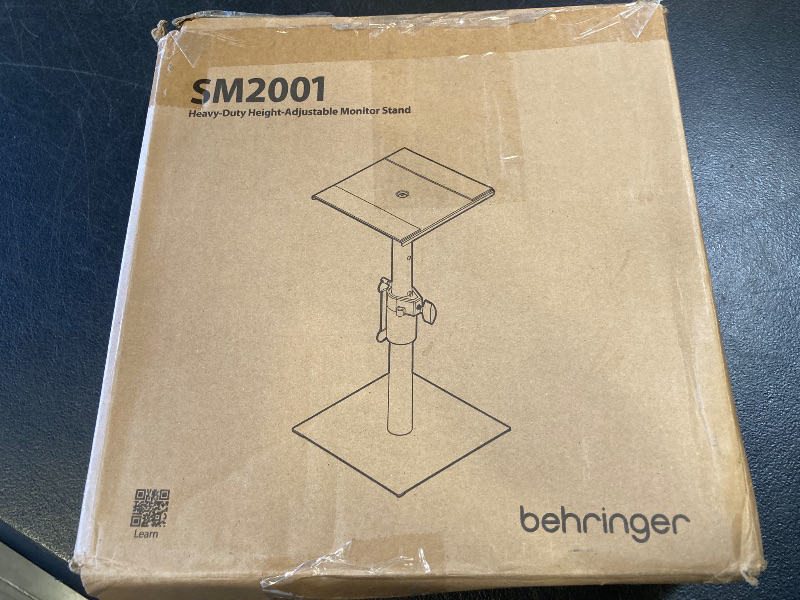 Photo 1 of Behringer SM2001 Heavy-Duty Height-Adjustable Monitor Stand