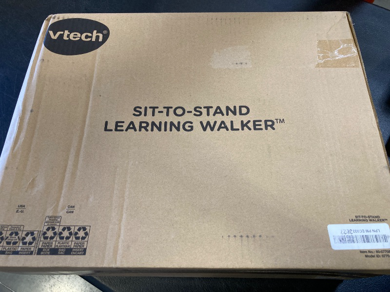 Photo 1 of VTech Sit-to-Stand Learning Walker (Frustration Free Packaging), Blue