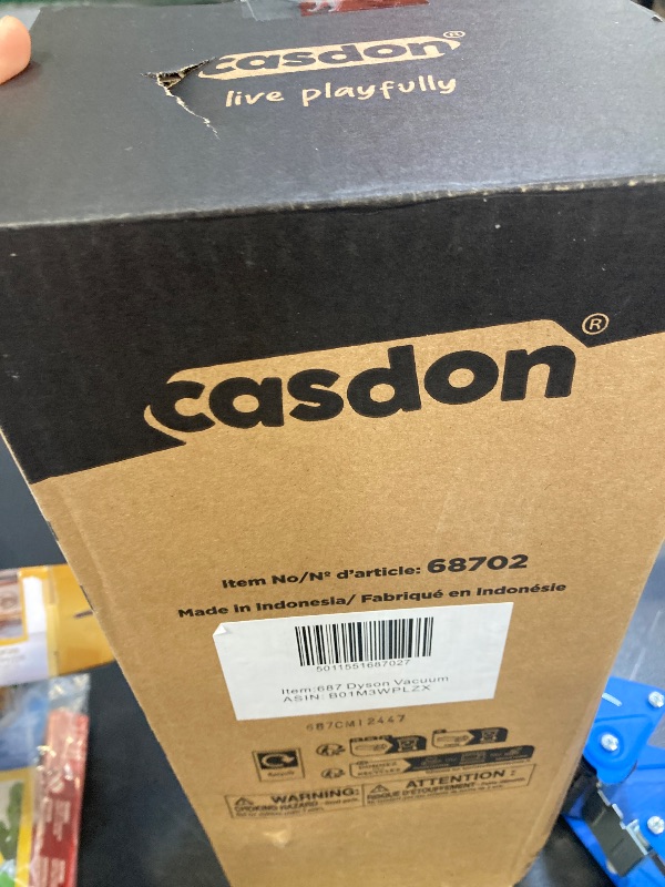 Photo 1 of Casdon Dyson Cordless Vacuum Interactive & Officially Licensed Toy Dyson Vacuum For Children Aged 3+ Realistic Role-Play Fun, Purple and Orange