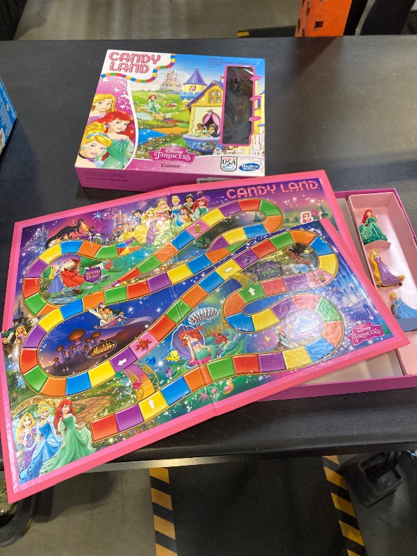 Photo 1 of Hasbro Gaming Candy Land Disney Princess Edition Board Game, Preschool Games for 2 to 3 Players, Family Games for Kids Ages 3 and Up (Amazon Exclusive)