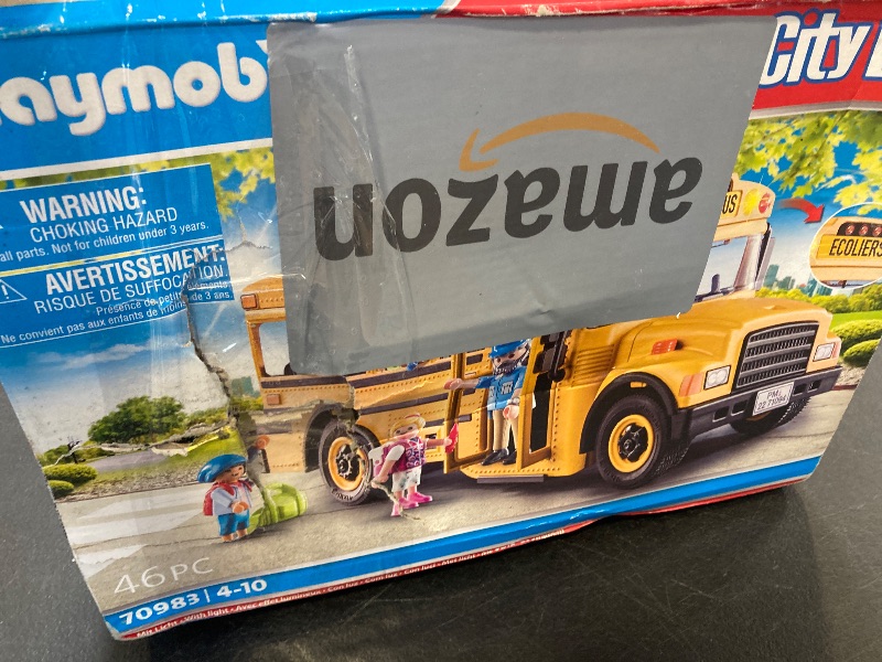 Photo 1 of Playmobil School Bus with Accessories and 4 Figures