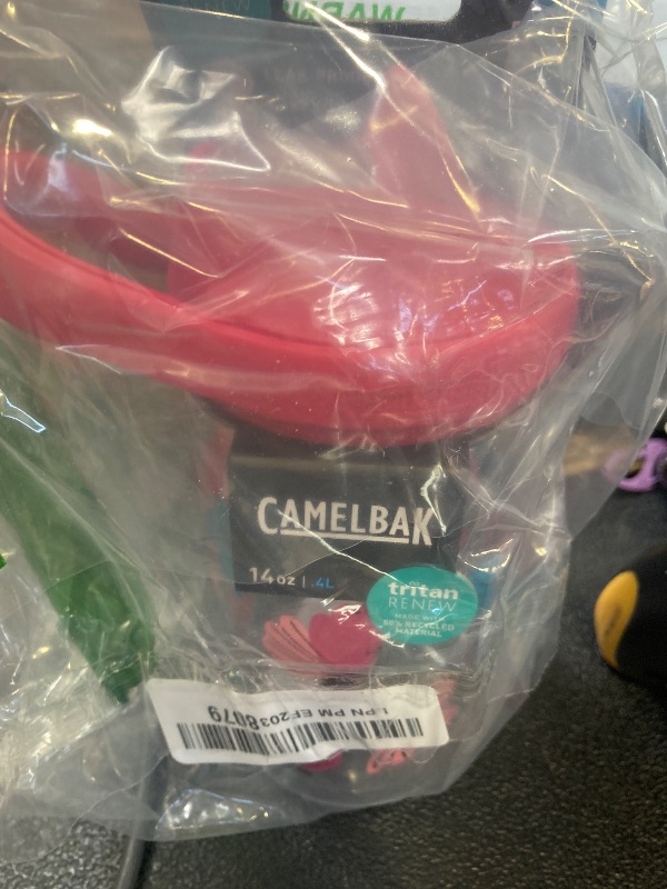 Photo 1 of CamelBak eddy+ 14oz Kids Water Bottle with Tritan Renew – Straw Top, Leak-Proof When Closed, Colorblock Butterflies