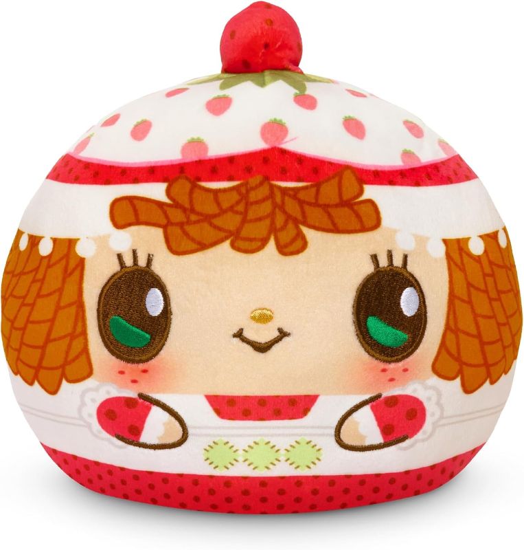 Photo 1 of Strawberry Shortcake Scented Reversible Plush - Strawberry Shortcake and Custard