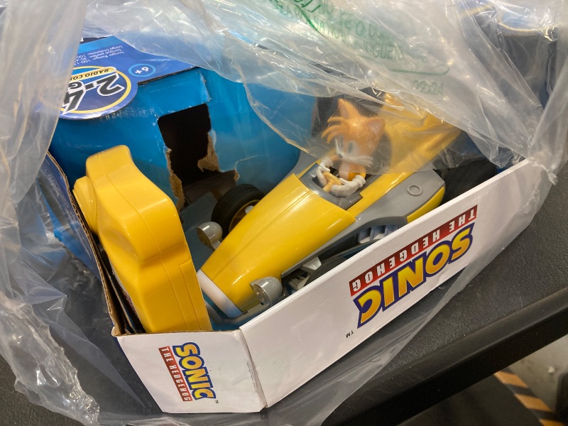 Photo 1 of Sonic Racing RC: Tails The Fox - NKOK (603), 2.4GHz Remote Controlled Car with Turbo Boost, Officially Licensed Sega Sonic The Hedgehog, Battery Powered, Ages 6+