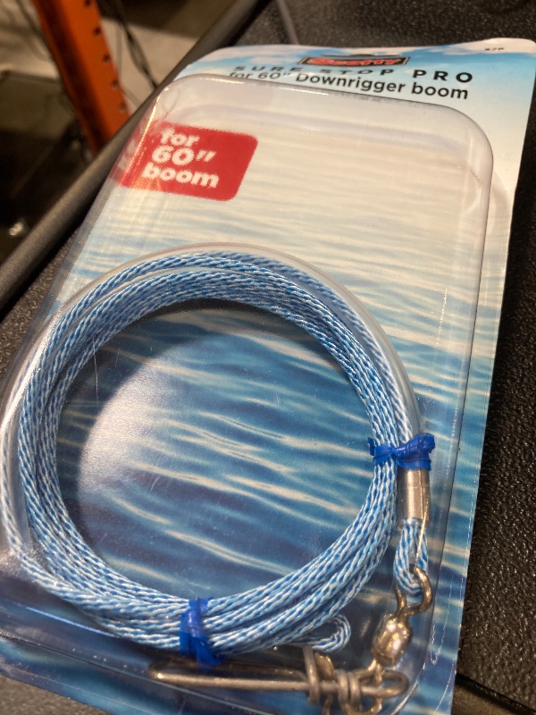Photo 1 of Scotty Sure Stop Pro for Downrigger Boom (60-Inch), Blue/Black