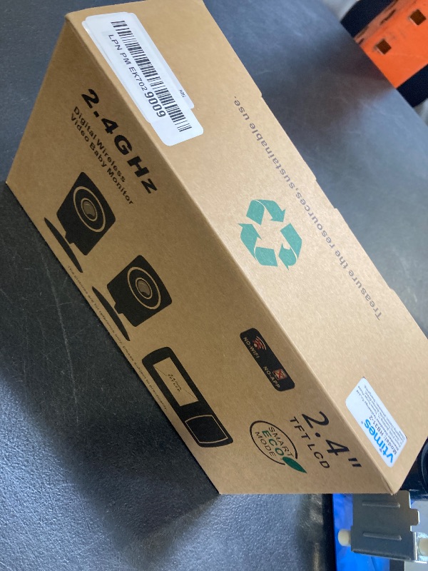 Photo 1 of VTimes Baby Monitor with 2 Cameras, Video Baby Monitor No WiFi Night Vision, 2.4" LCD Screen Portable Baby Camera VOX Mode Alarm and 1000ft Range, Peace of Mind for New Parents