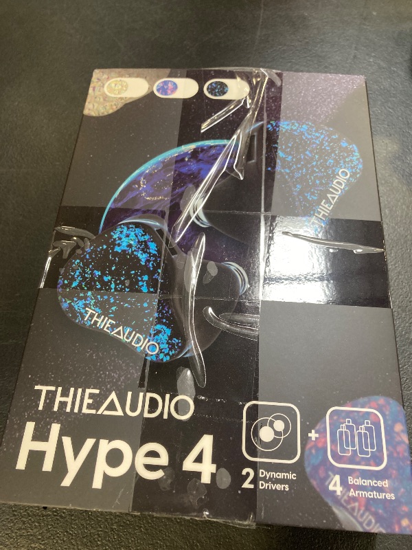 Photo 1 of Linsoul THIEAUDIO Hype 4 2DD+4BA in Ear Monitor, HiFi IEM Earphones with Tonal Balance, Latest Sonion Driver, Detachable Silver-Plated OCC Cable for Audiophile Musician Professionals (White)