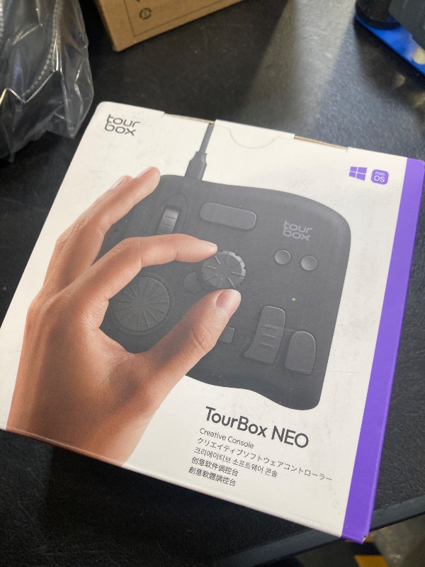 Photo 1 of TourBox NEO - Custom Controller for Photo Video Editing, Color Grading, Illustration, MacOS/Windows, Photoshop Lightroom Davinci Resolve After Effects Premiere Final Cut Pro Programmable Keyboard