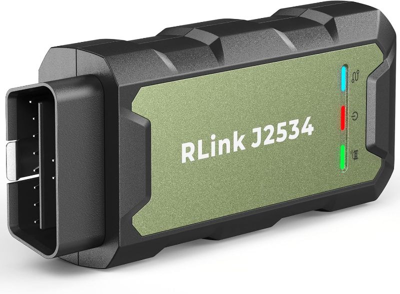 Photo 1 of TOPDON RLink J2534 Pass-Thru Programmer, OEM Reprogramming and Diagnostic Tool, Enhanced J2534 VCI, Supports J2534/D-PDU/CAN-FD/DoIP, Compatible with 17+ Vehicle Brands, No OE Software Provided