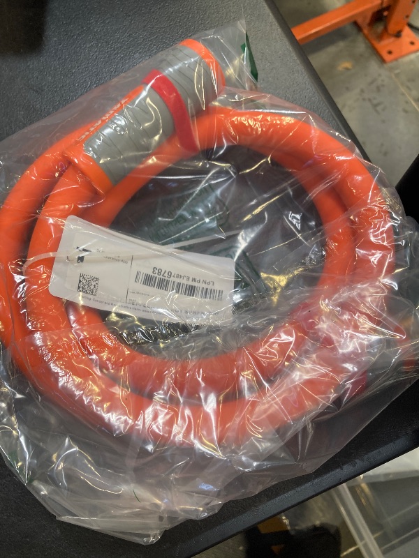 Photo 1 of YAMATIC Heavy Duty Short Garden Hose 5/8 in x 5 ft with Swivel Fitting, Super Flexible Leader hose,All-weather, Lightweight, Burst 600 PSI